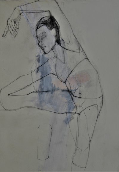 Graceful Figure Sketch by Doris Schmitz