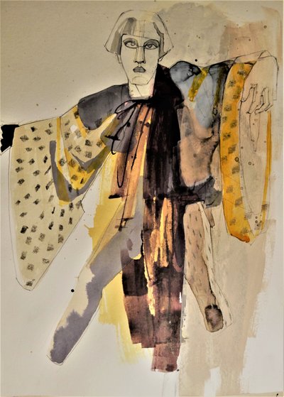 Stylized Fashion Portrait by Doris Schmitz