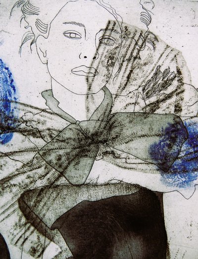 Stylized Woman Portrait by Doris Schmitz