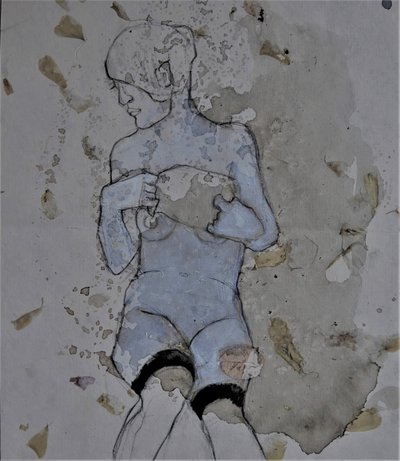 Subtle Nude Figure by Doris Schmitz