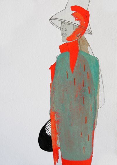 Vibrant Profile with Hat by Doris Schmitz