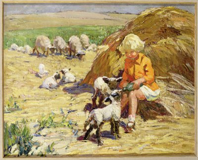 Feeding the Lambs by Dorothea Sharp