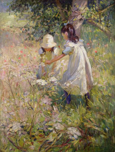 Picking Wild Flowers by Dorothea Sharp