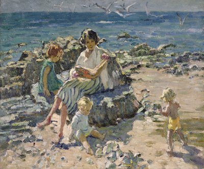 Summer on the Beach by Dorothea Sharp