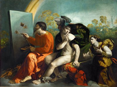 Jupiter, Mercury, and Virtus by Dosso Dossi