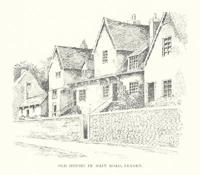 Old Houses in Main Road, Lexden by Duncan Moul