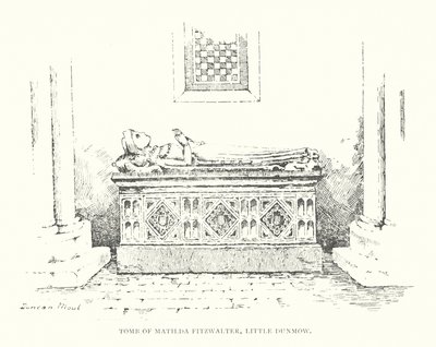 Tomb of Matilda Fitzwalter, Little Dunmow by Duncan Moul
