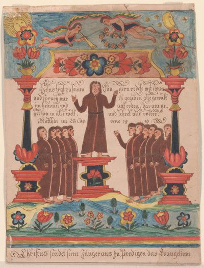 Jesus Went to His Disciples, c.1810-20 by Durs Sr. and Rudy, Durs Jr. Rudy