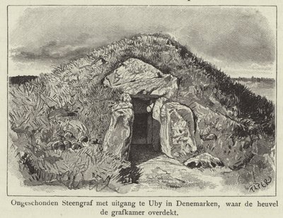 Burial Mound Covering an Intact Stone Tomb, Uby, Denmark by Dutch School