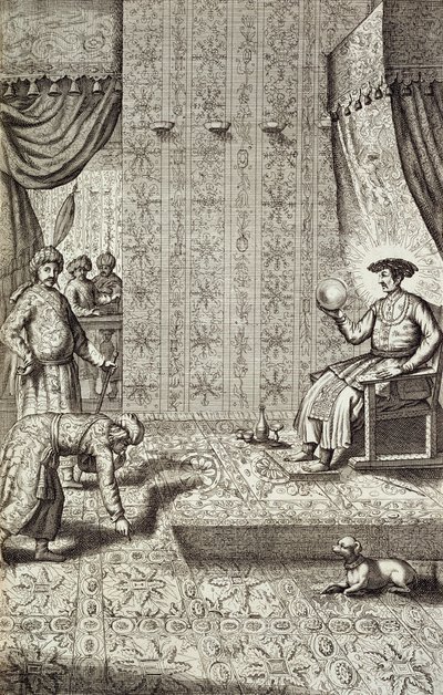 Chinese Ambassadors to an Indian Ruler, from China Illustrated by Athanasius Kircher, 1667 by Dutch School
