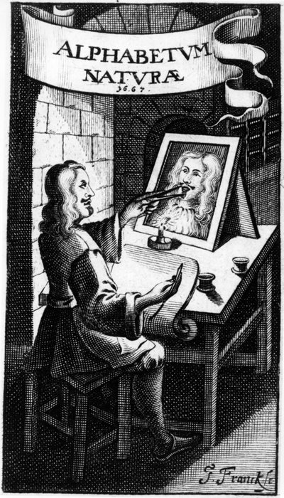 Frontispiece of Alphabetum Natura (Alphabet of Nature) by F.M. van Helmont by Dutch School