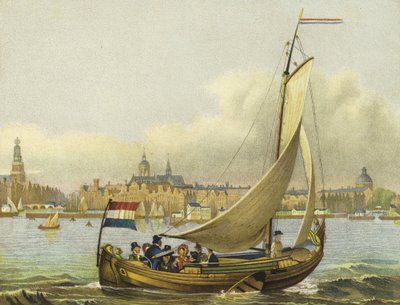 Pleasure Boating on the Y, Netherlands, 19th Century by Dutch School