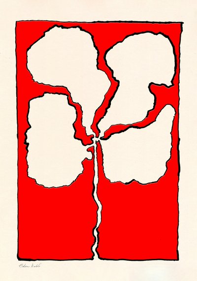 Red Flower by EDEN KALIF