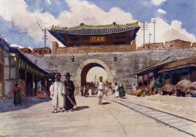 One of the gateways of Seoul, the capital of Korea by E.H. Fitchew