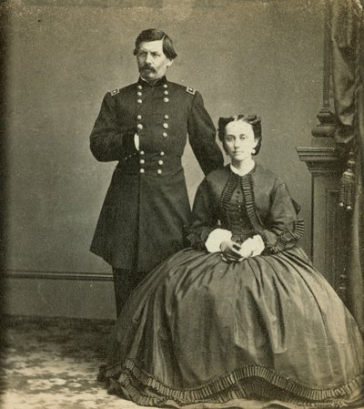 Major General George B. McClellan and His Wife, Published by Anthony