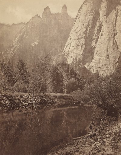 Cathedral Spires, Valley of the Yosemite, 1872 by Eadweard Muybridge