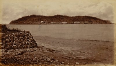 Island of Naos, from Perico, Bay of Panama by Eadweard Muybridge