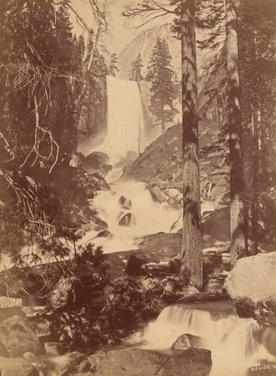 Pi-wy-ack (Cataract of Diamonds), Vernal Falls, Yosemite Valley, California, 1867 by Eadweard Muybridge