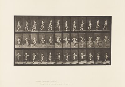 Running and Jumping with Skipping Rope by Eadweard Muybridge