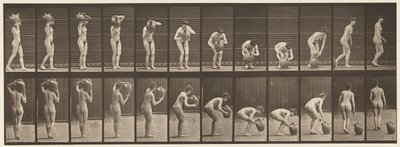 Plate 225. Removing Water Jar from Shoulder to the Ground by Eadweard Muybridge