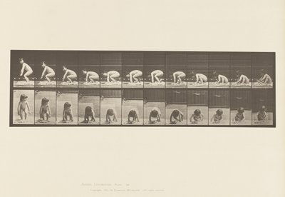 Child, Getting Up from the Ground by Eadweard Muybridge