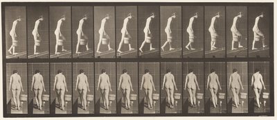 Plate 84. Ascending Incline, Bucket of Water in Right Hand by Eadweard Muybridge