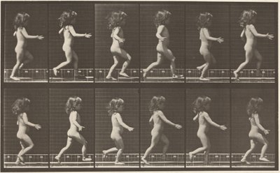 Child Running, 1887 by Eadweard Muybridge