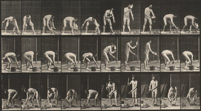 Bricklaying, 1887 by Eadweard Muybridge