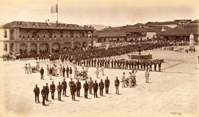Reception of the Artist, Quezaltenango, Guatemala by Eadweard Muybridge