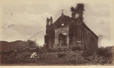 Ruins of the Church of San Miguel, Panama, 1877 by Eadweard Muybridge