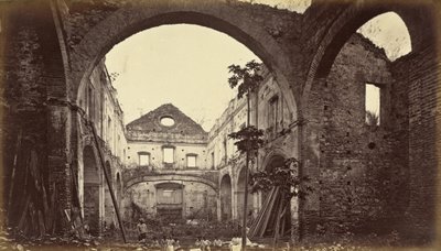 Ruins of the Church of Santo Domingo, Panama, 1875, published 1877 by Eadweard Muybridge
