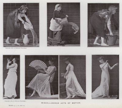 The Human Figure in Motion: Miscellaneous acts of motion by Eadweard Muybridge