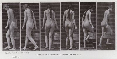 The Human Figure in Motion: Selected phases from series 42 by Eadweard Muybridge