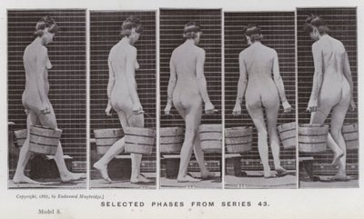 The Human Figure in Motion: Selected phases from series 43 by Eadweard Muybridge