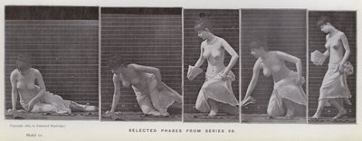 The Human Figure in Motion: Selected phases from series 56 by Eadweard Muybridge