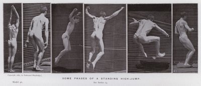 The Human Figure in Motion: Some Phases of a Standing High-Jump by Eadweard Muybridge