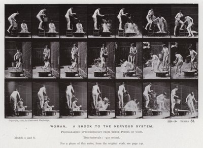 The Human Figure in Motion: Woman, a shock to the nervous system by Eadweard Muybridge