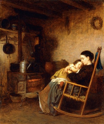 Mother and Child by Eastman Johnson