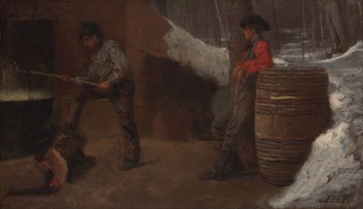 The Sugar Camp by Eastman Johnson