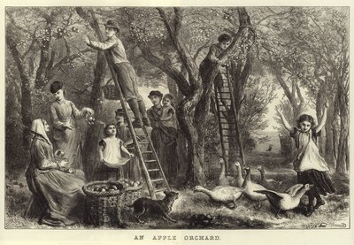 An Apple Orchard by Ebenezer Newman Downard