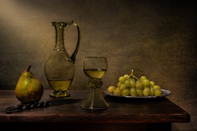 Classic Fruit Still Life by Eddy Devlieger