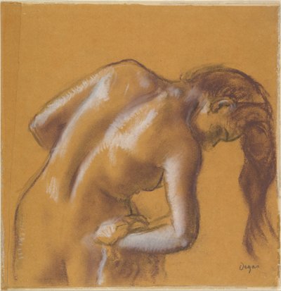Bather Drying Herself by Edgar Degas