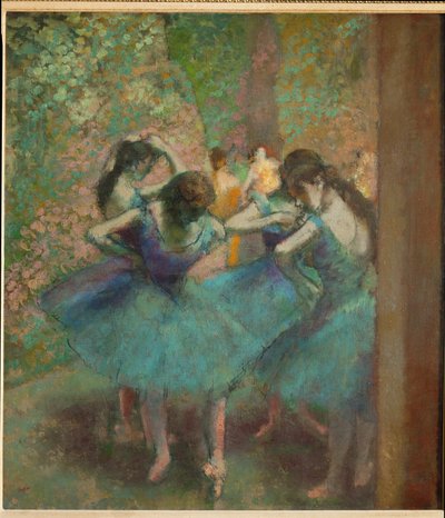 Blue Dancers by Edgar Degas