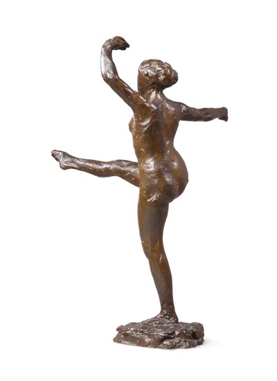 Dancer, Fourth Position Front, on Left Leg, Third Study by Edgar Degas