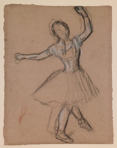 Dancer on Stage and in Motion by Edgar Degas