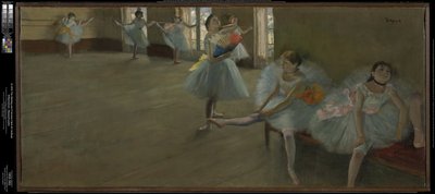 Dancers in the Classroom by Edgar Degas