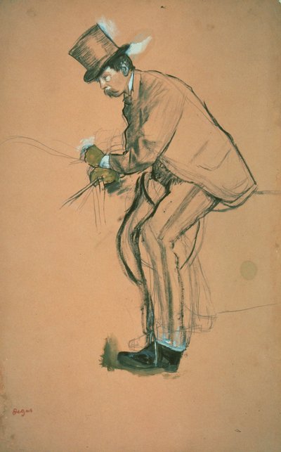 Gentleman Rider by Edgar Degas