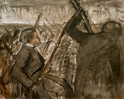 Musicians in the Orchestra by Edgar Degas