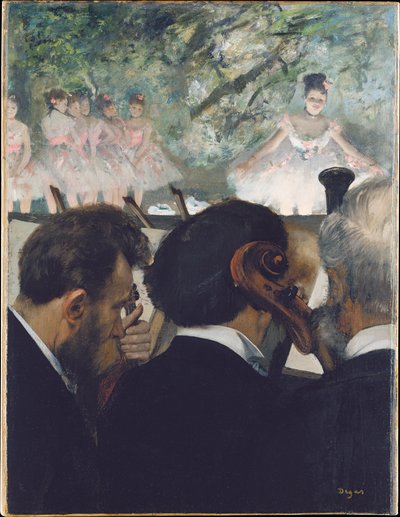 Orchestra Musicians by Edgar Degas