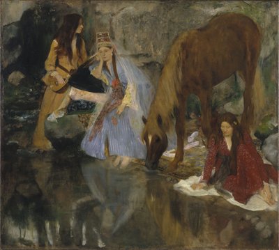 Portrait of Mlle Fiocre in the Ballet "La Source", c.1867-68 by Edgar Degas